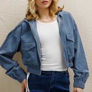 Blue Corduroy Jacket NWT!